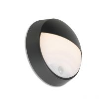 Hortus - led Eclairage exterieur avec detecteur de mouvement - 1 lumière - ø 215 mm - Noir - Moderne - éclairage extérieur - éclairage intérieur
