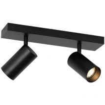 Jeana luxe - led SmartSpot plafond, plafonnierincl. wifi - 2 lumière - l 32 cm - Noir - Moderne - éclairage intérieur - Salon i Chambre i Cuisine i
