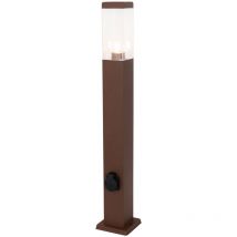 Lampada da esterno con spina malios - Design - Acciaio,Plastico - Ruggine - Oblungo Max. 1 x Watt - Qazqa