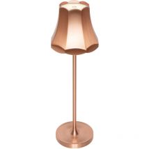 Lampada da tavolo granny retro - Retrò - Alluminio,Acciaio - Rame - Oblungo (non sostituibile) led Max. 1 x 3 Watt - Qazqa