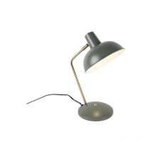 Qazqa - milou - led SmartLampe de tableincl. wifi - 1 lumière - l 260 mm - Vert - Rétro - éclairage intérieur - Salon i Chambre i Cuisine i Salle à