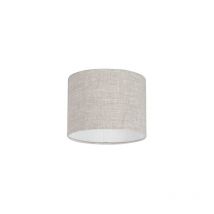 Moderno Di cotone poliestere Paralume in tessuto grigio chiaro 20/20/15 , - Qazqa