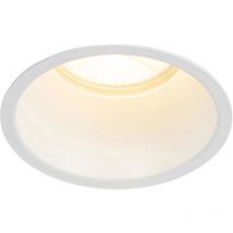 Moderno Foco empotrado moderno blanco AR70 IP44 - Dept Aluminio Redonda Adecuado para led Max. 1 x 50 Watt - Qazqa