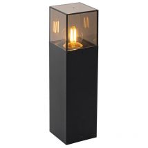 Palo da giardino denmark - Moderno - Alluminio,Plastico - Nero - Allungato Max. 1 x Watt - Qazqa