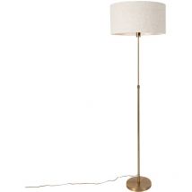 Parte stof - Lampadaire avec Abat-Jour - 1 lumière - h 169 cm - Bronze - Design - éclairage intérieur - Salon i Chambre i Cuisine i Salle à manger