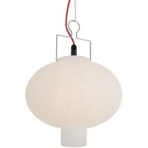 Pion - Suspension - 1 lumière - ø 35 cm - Blanc - Moderne - éclairage extérieur - Qazqa