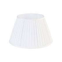 Plisse - Abatjour - ø 350 mm - Crème - Rétro - - Qazqa