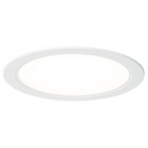 Qazqa - Professional Moderno Foco empotrado blanco 14,5 cm con led regulable en 3 pasos en Kelvin - Stephanie Plástico Redonda Incluye led Max. 1 x