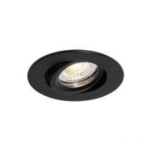Pupil - Spot encastrable - 1 lumière - l 8.4 cm - Noir - Moderne - éclairage intérieur - Salon i Chambre i Cuisine i Salle à manger - Qazqa