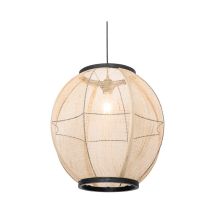 Rob - Suspension - 1 lumière - ø 46 cm - Marron - Oriental - éclairage intérieur - Salon i Chambre i Cuisine i Salle à manger - Qazqa