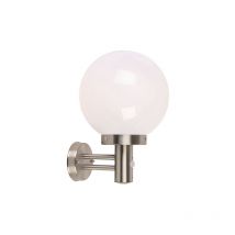 Sfera - Eclairage exterieur avec detecteur de mouvement - 1 lumière - l 270 mm - Acier - Moderne - éclairage extérieur - Qazqa