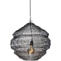 Vadi - Suspension - 1 lumière - ø 450 mm - Noir - Oriental - éclairage intérieur - Salon i Chambre i Cuisine i Salle à manger - Qazqa