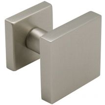 Endex -Bouton C209 Mod.Qubik-2 Cuir Laiton Patiné