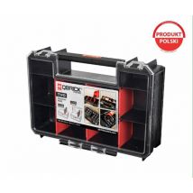 Qbrick - OliveBird Scatola organizzatrice per minuteria, 10 scomparti, 260 x 180 x 65 mm