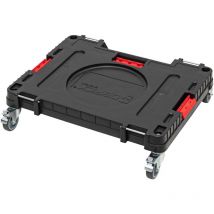 Qbrick - System one Transport Platform 2.0 Workshop 625 x 503 x 160 mm 120 kg avec roues pivotantes en métal et frein
