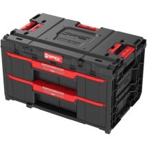 Qbrick System ONE Drawer 2 Toolbox 2.0 Werkzeugbox 587 x 380 x 340 mm 29 l mit zwei Schubladen