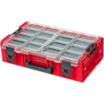 Qbrick System - one Organizer 2XL 2.0 mfi red ultra hd stapelbar 582 x 387 x 131 mm 13,5 l IP66 mit Schaumstoffeinlage