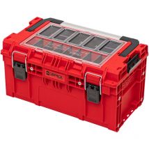 Qbrick System - prime Toolbox 250 Expert red ultra hd Custom avec organiseur empilable 535 x 327 x 277 mm 26 l IP66 avec 5 inlays et 10 séparateurs