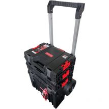 Qbrick System - pro Set 7 2.0 Plus Werkzeugwagen Set + pro Toolcase + pro Box 130 2.0 + pro Cart 2.0 Plus 410 x 400 x 610 mm