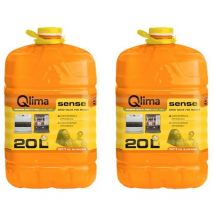 Qlima - Sense Combustibile Per Stufe Liquido Per Stufa Universale 2x20lt