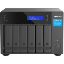 Qnap Tvs-h674 Nas Tower Collegamento Ethernet Lan Nero I3-12100