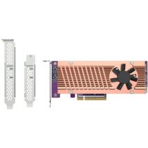 QNAP - ACCS & SPARE PARTS Dual M.2 PCIE SSD EXP Card PCIE GEN3 X8 Host Interface (QM2-2P-384A)