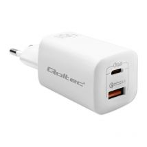 Qoltec 50765 Chargeur d'appareils Mobiles Ordinateur Portable, Consoles Portables, Chargeur électrique, Smartphone,