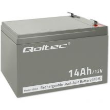 53045 agm battery 12v 14ah max. 210a - Qoltec
