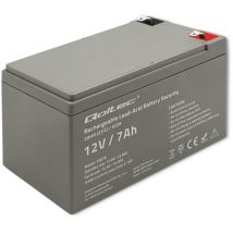 Qoltec 53076 Batterie Agm 12v 7 Ah Max. 105a Sicherheit