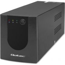 53776 Alimentation d'énergie Non interruptible Interactivité de Ligne 1,5 kVA 900 w 4 Sortie(s) ca - Qoltec