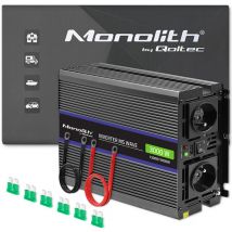 Qoltec Monolith 3000 Ms Wave Spannungswandler 12v Auf 230v 1500/3000w Usb