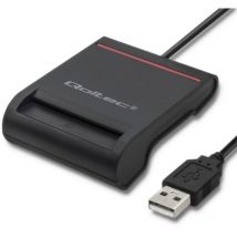 Smart id chipkartenleser usb 2.0 plug - Qoltec