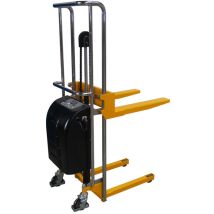 Qteck Semi-elektrische Minilifter 650mm Gabellänge 90-1500mm Hubhöhe Mit 400kg Hubkraft