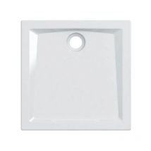Duschwanne Quadratisch 80x80x6 Cm Weiss Glänzend Aus Feinsteinzeug - Geberit - Weiß