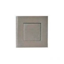 Quadratische Schüsselgriffe - Mit Drückerplatte - Durchmesser 52 mm - Gebürsteter Edelstahl