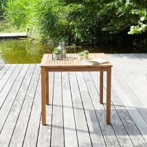 Quadratischer Akazien-Gartentisch 4 Personen