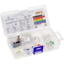 LED-Sortiment Rot, Grün, Gelb, Blau, Kaltweiß, Warmweiß 3 mm 20 mA 2 v, 3 v - Quadrios
