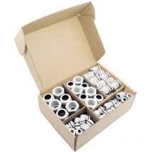 2102CA113 Assortiment de presse-étoupes PA66 blanc 60 pc(s) - Quadrios