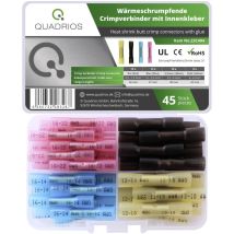 Quadrios 23c494 Prolongateur 0.5 Mm² 6 Mm² Rouge, Bleu, Noir, Jaune 45 Pc(s)