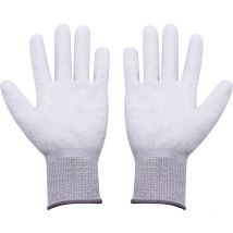 Quadrios - ESD-Handschuh Kleider-Größe: l Polyamid, Polyurethan