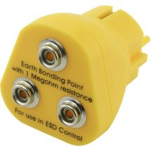 Quadrios ESD-Erdungsstecker Druckknopf 10 mm