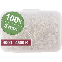 LED-Sortiment Naturweiß 5 mm 20 mA 3.0 v - Quadrios