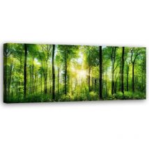 Quadro, Donna con cappello boho - 60x40