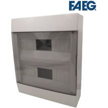 Quadro elettrico da parete 12-24 moduli centralino per interruttori din IP40 con sportello