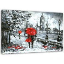 Feeby - Quadro, murale Port Talbot Boy Banksy - 90x60