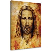 Quadro su tela, Buddha e candele - 90x60