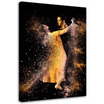 Feeby - Quadro su tela, citazione di Coco Chanel - 40x60