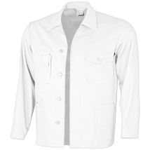 Qualitex Arbeitsjacke "basic", Größe: 44, Farbe: Weiß