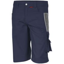Qualitex Shorts "pro", Größe: 48, Farbe: Marine/grau