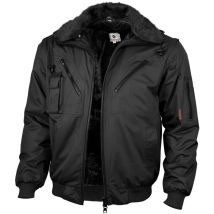 Qualitex Pilotenjacke Wasserdicht, Größe: M, Farbe: Schwarz